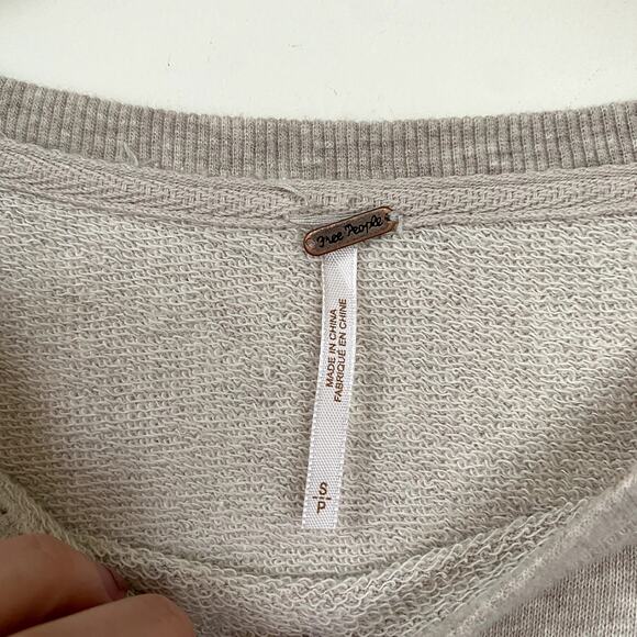 Free People Vintage Affair Pullover in Oatmeal Size Small - Picture 5 of 8